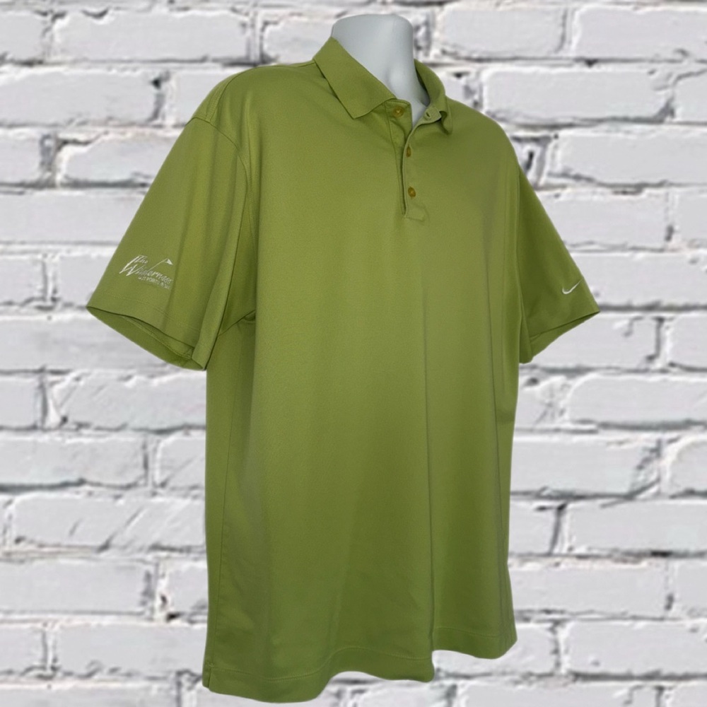 Nike Golf Dri-FIT Polo Shirt XL Green | Style 128898-375